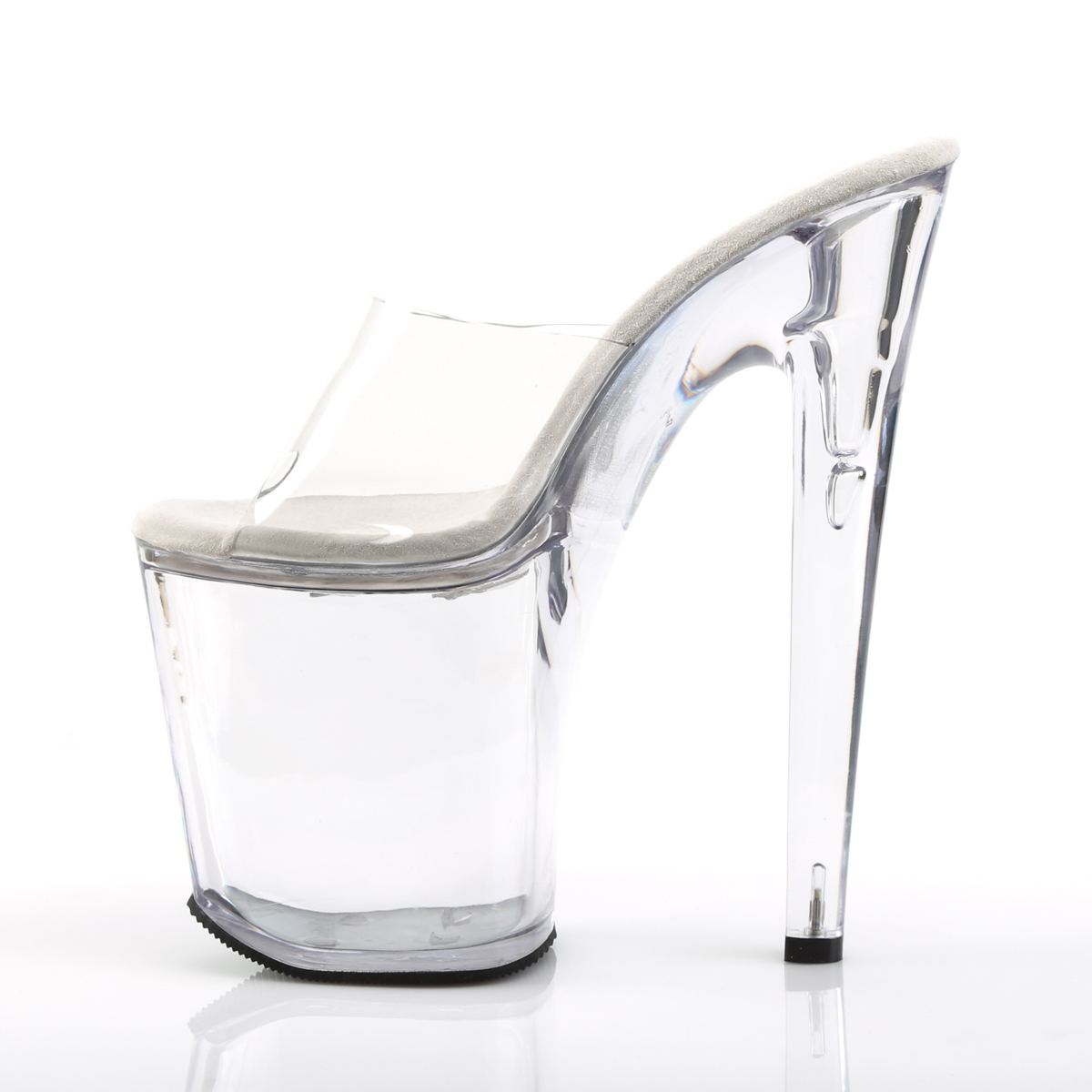 Pleaser Xtreme-801 C/M - Clear High-Platform Sandals