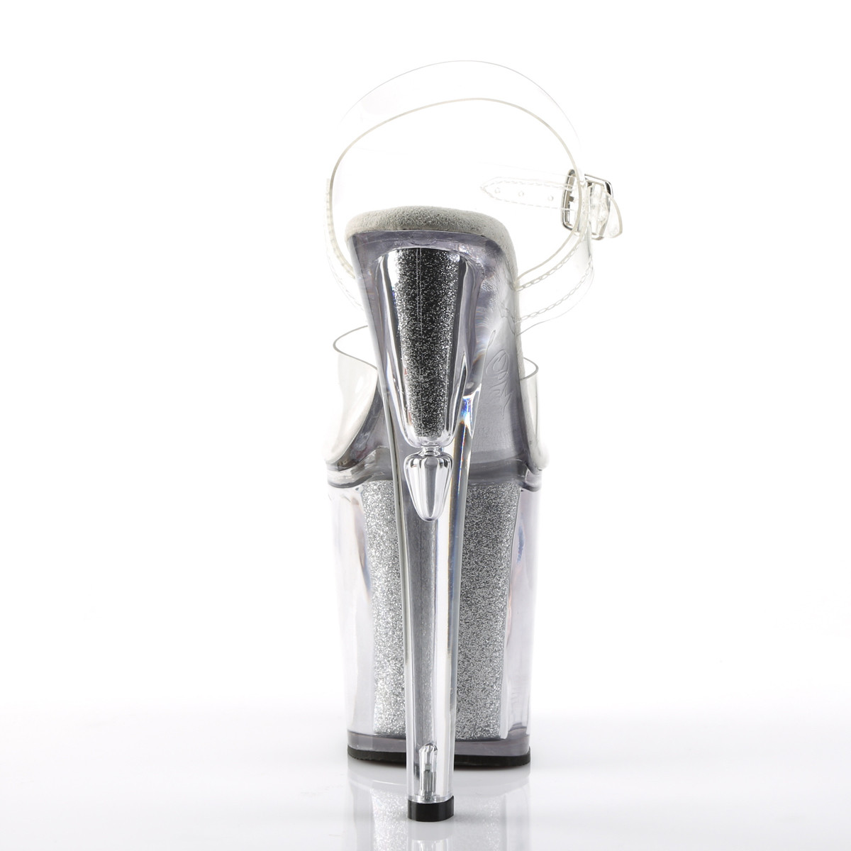 Pleaser Xtreme-808G C/SG - Clear High-Platform Sandals